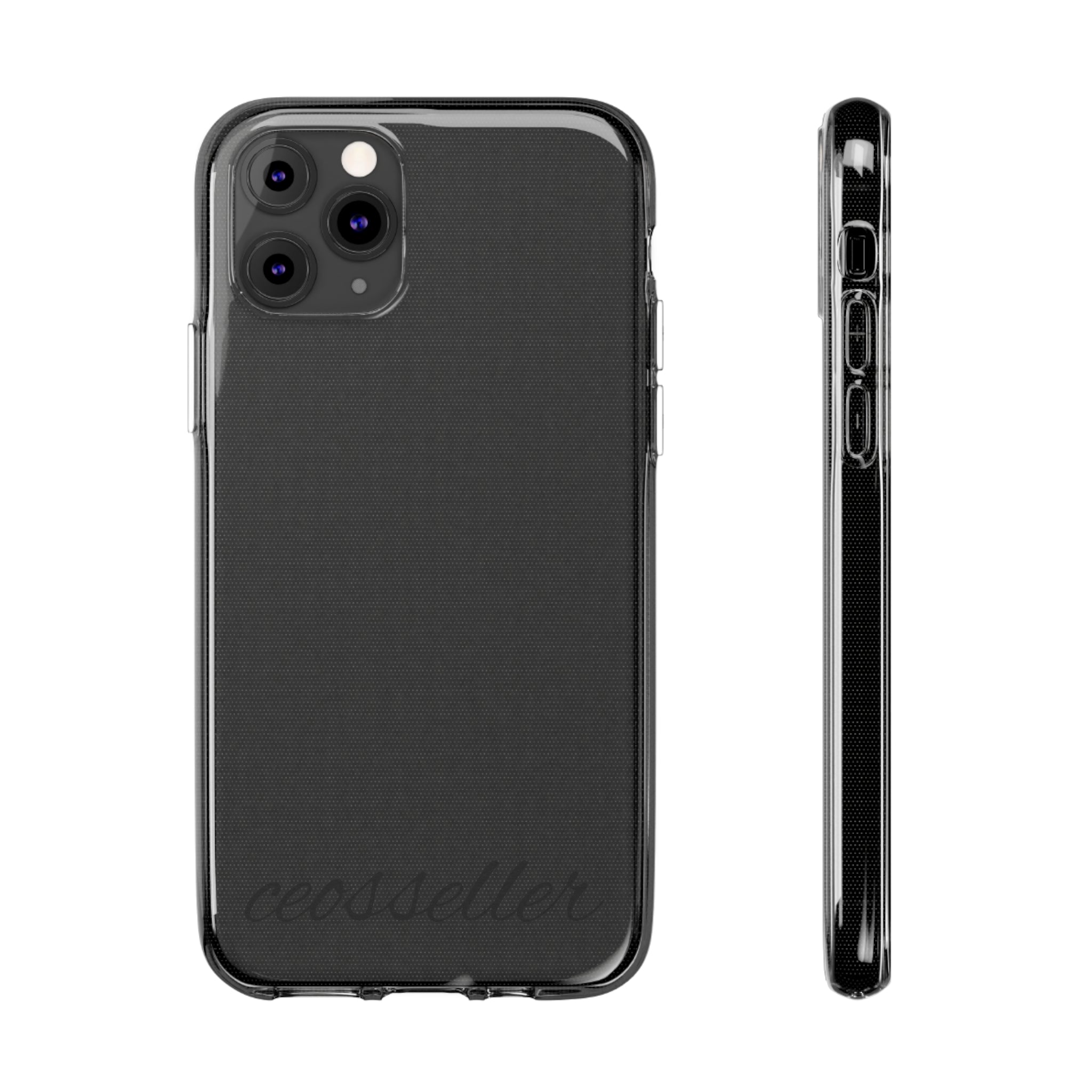 Clear Silicone Phone Case with Stylish Design, Customizable Protection, Perfect Gift for Tech Lovers, Ideal for Any Occasion