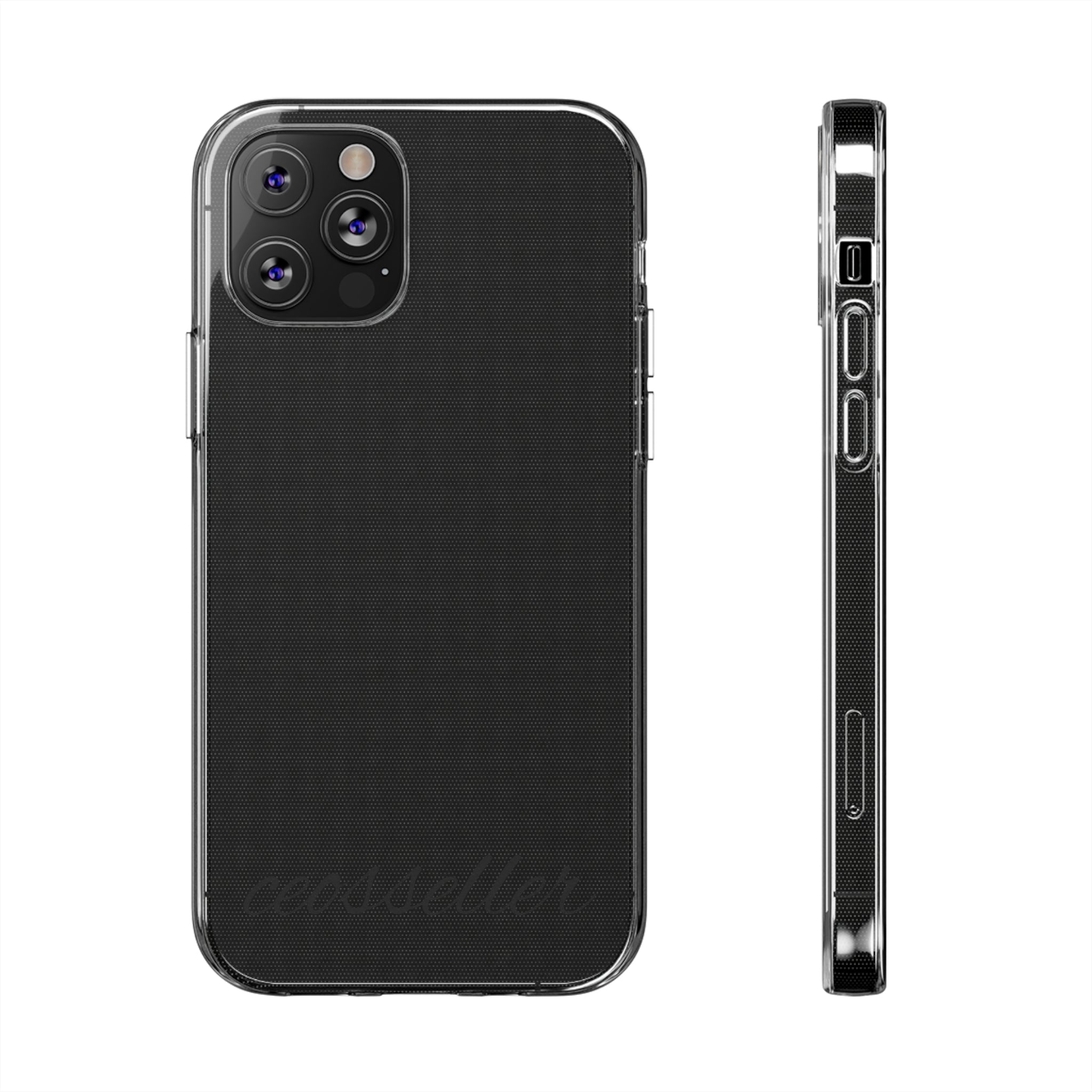 Clear Silicone Phone Case with Stylish Design, Customizable Protection, Perfect Gift for Tech Lovers, Ideal for Any Occasion