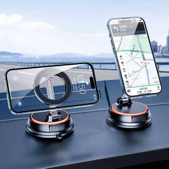 NNEDSZ 360 Degree Rotating Magnetic Phone Holder - Strong Suction and Stable Design-1